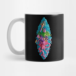 Poseidon Octopus Surfboard Mug